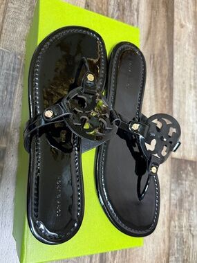 MILLER PATENT SANDAL